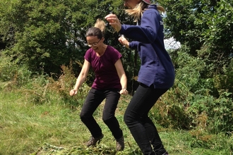 Volunteers 'balsam bouncing'