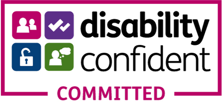 Logo for Disability Confident Committed